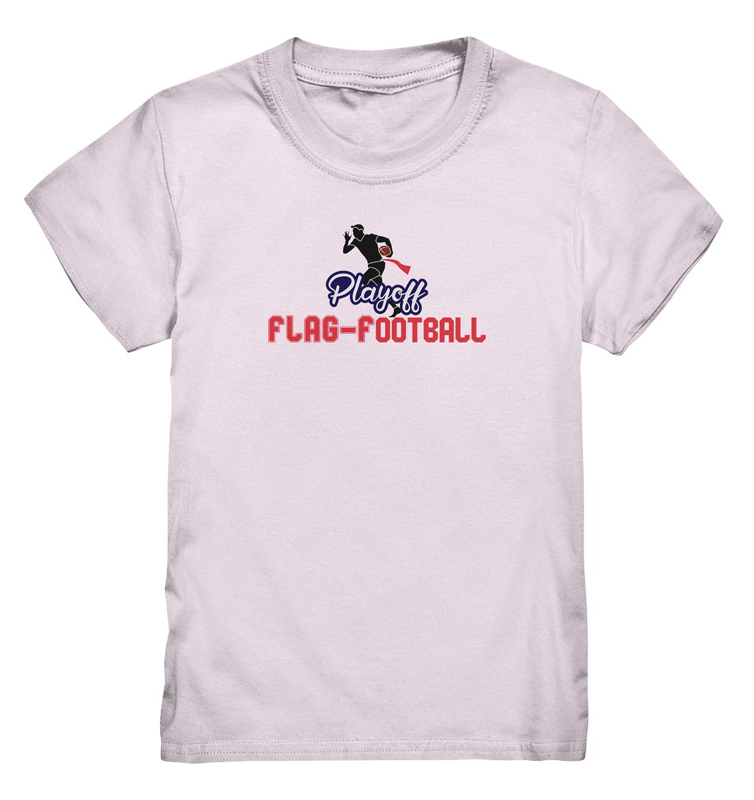 Playoff Flag Football  Men red - Kids Premium Shirt
