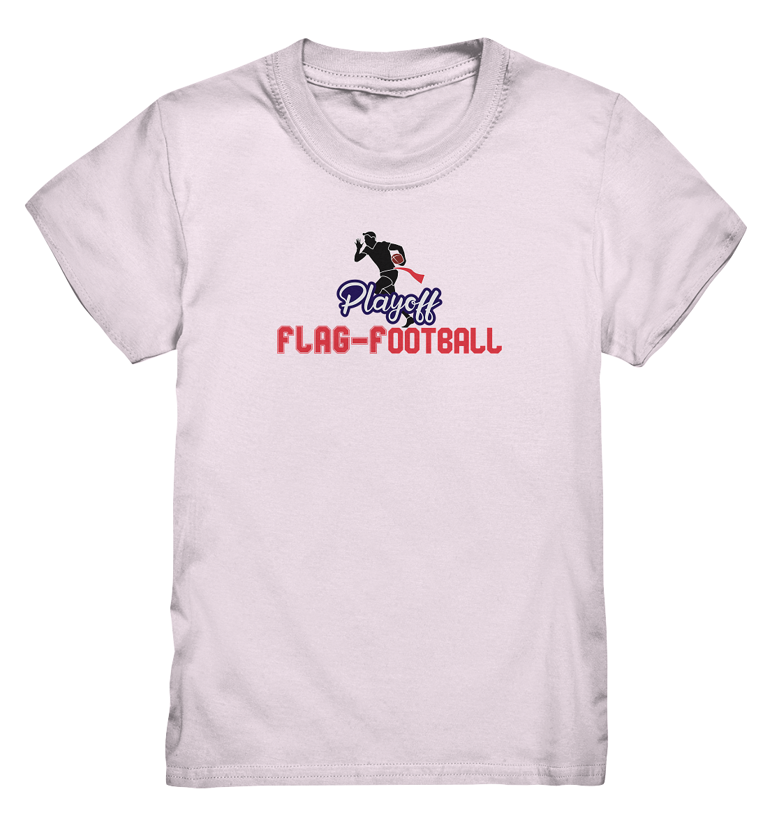 Playoff Flag Football  Men red - Kids Premium Shirt