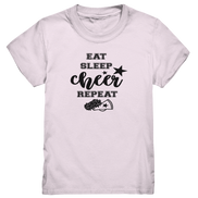 Eat Sleep Cheer Repeat - Kids Premium Shirt