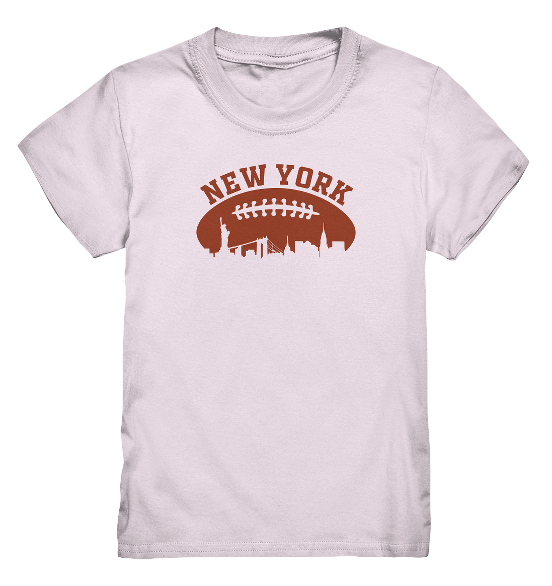 New York Football Silhoutte  - Kids Premium Shirt