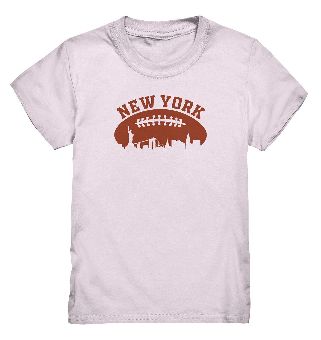 New York Football Silhoutte  - Kids Premium Shirt