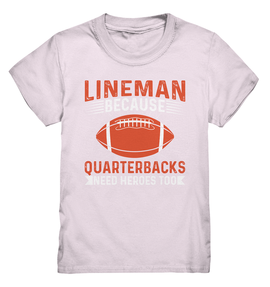 Lineman Quarterback Heroes - Kids Premium Shirt