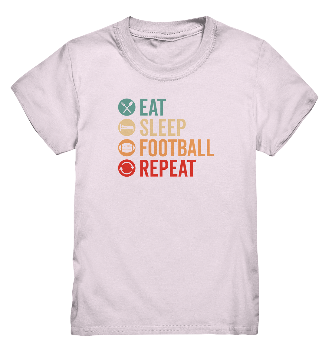 Eat Sleep Football Repeat - Kids Premium Shirt
