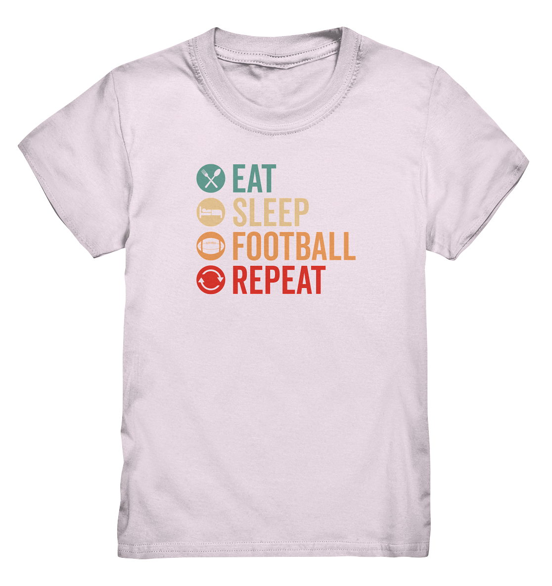 Eat Sleep Football Repeat - Kids Premium Shirt