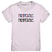 Football Silhouette - Kids Premium Shirt