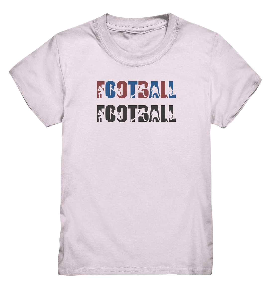 Football Silhouette - Kids Premium Shirt