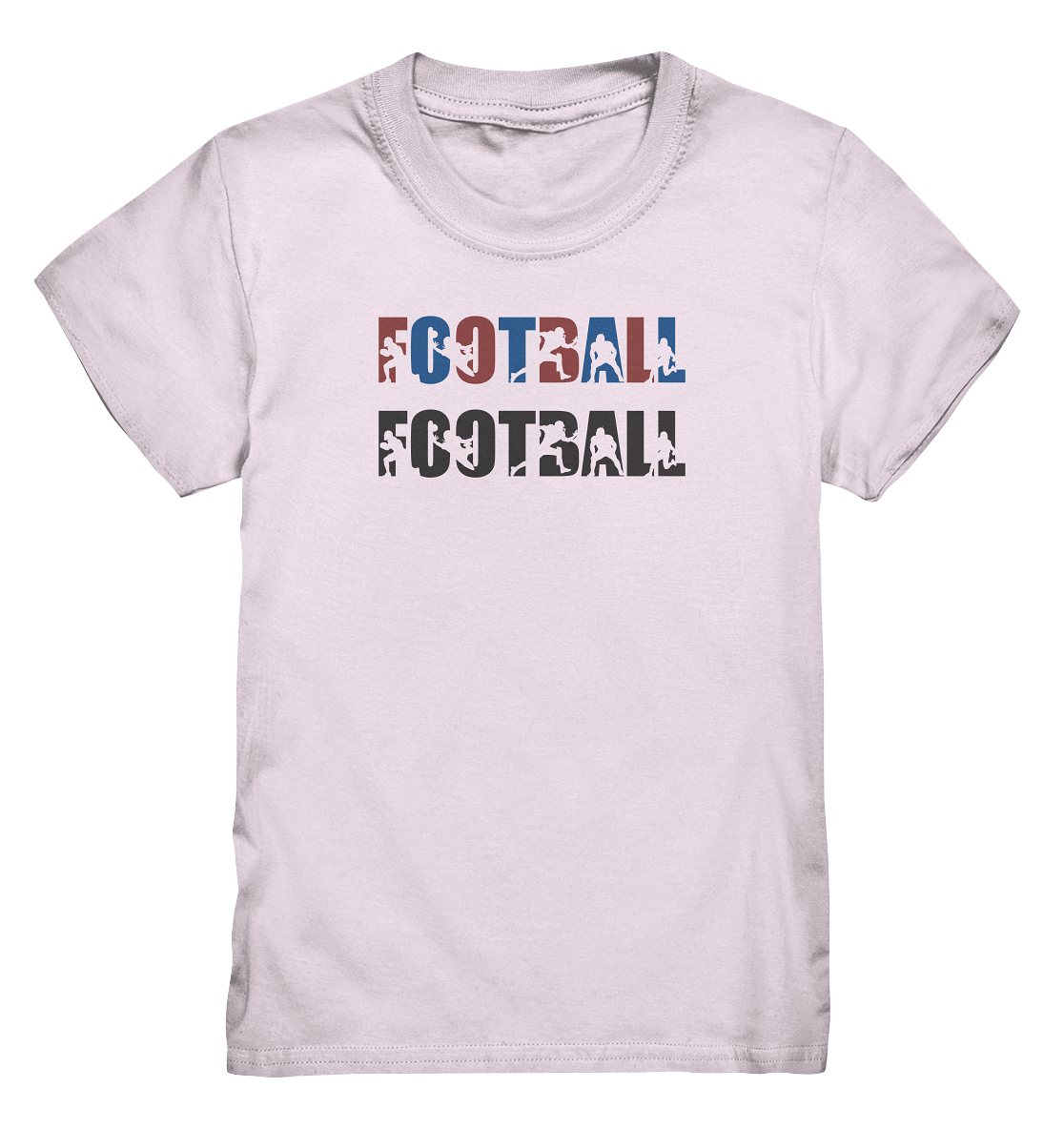 Football Silhouette - Kids Premium Shirt