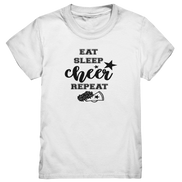 Eat Sleep Cheer Repeat - Kids Premium Shirt