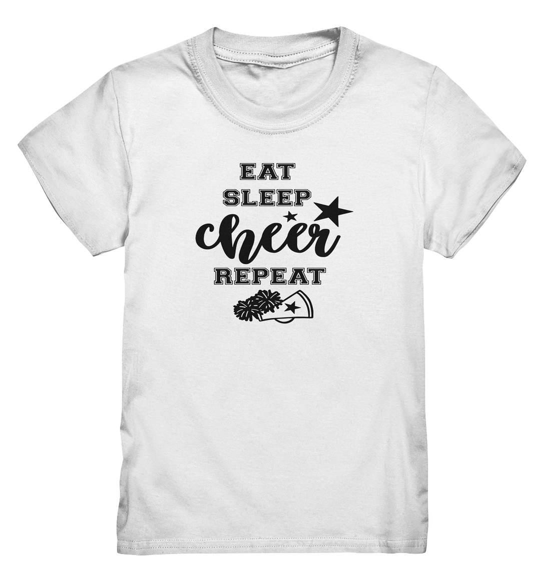 Eat Sleep Cheer Repeat - Kids Premium Shirt