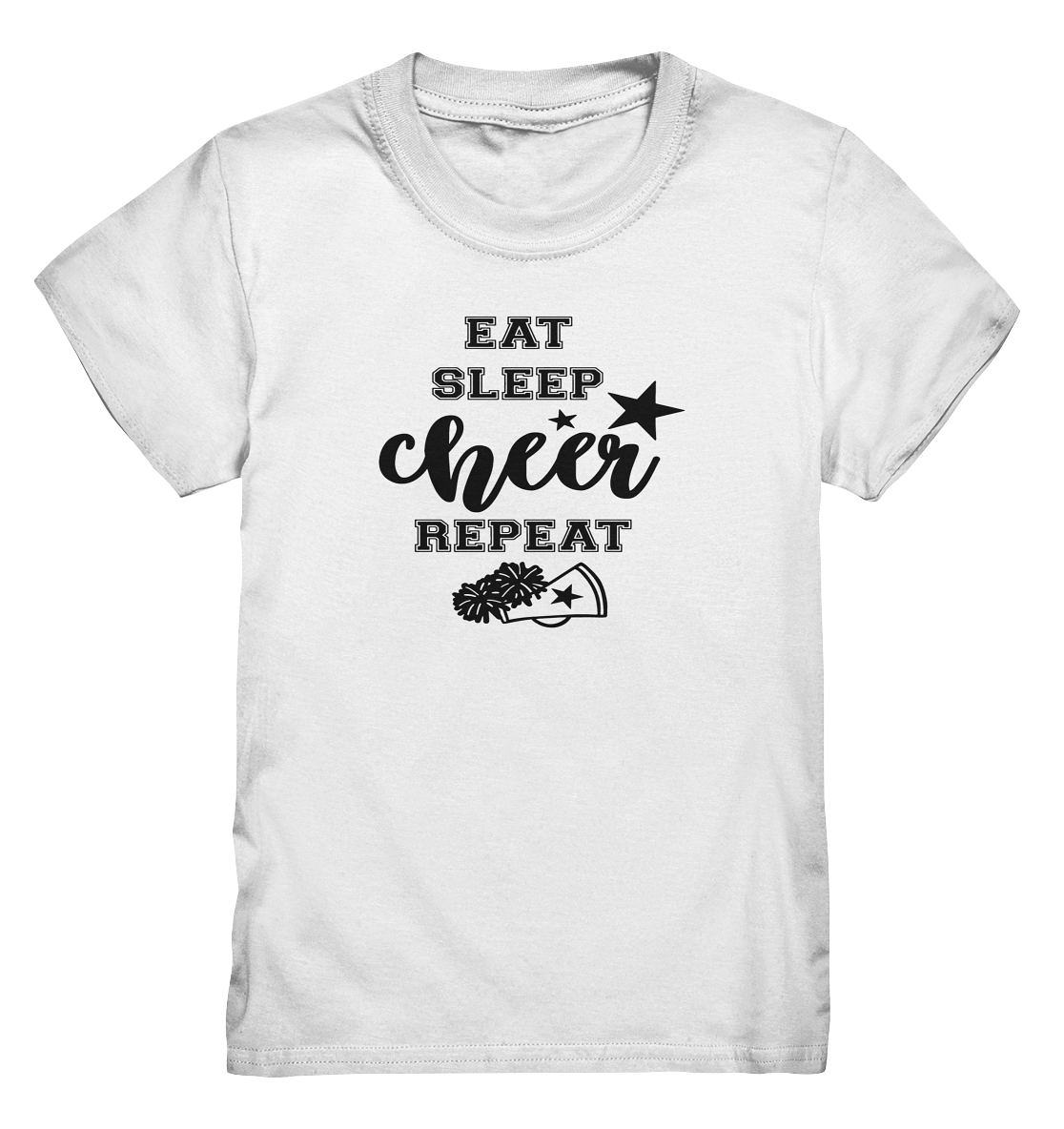 Eat Sleep Cheer Repeat - Kids Premium Shirt