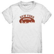 New York Football Silhoutte  - Kids Premium Shirt