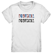 Football Silhouette - Kids Premium Shirt