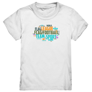 Flag Football Word Bubble - Kids Premium T-Shirt