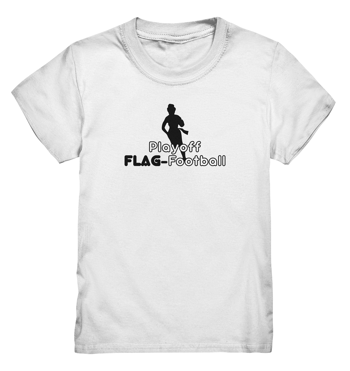 Playoff Flag Football  Women black  - Kids Premium Shirt