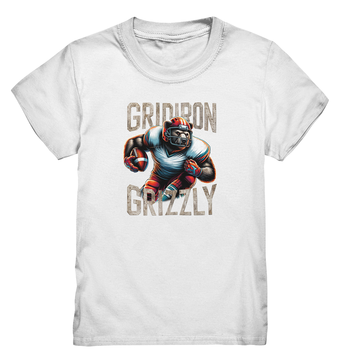 Gridiron Grizzly - Kids Premium Shirt