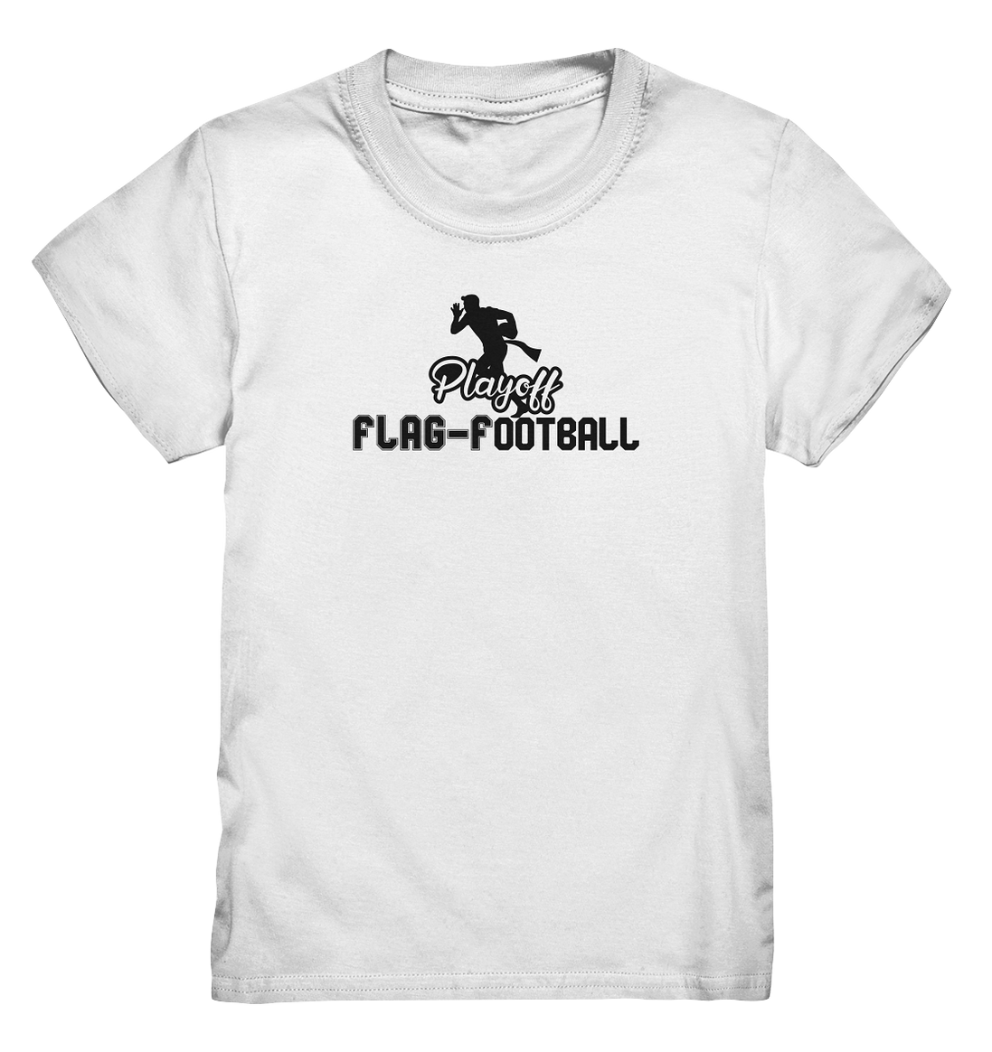 Playoff Flag Football Men Black - Kids Premium Shirt