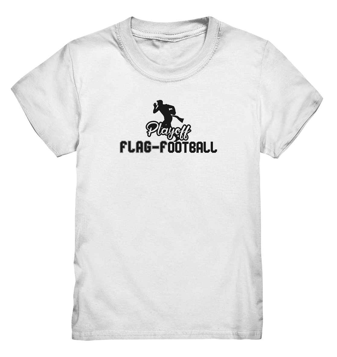 Playoff Flag Football Men Black - Kids Premium Shirt