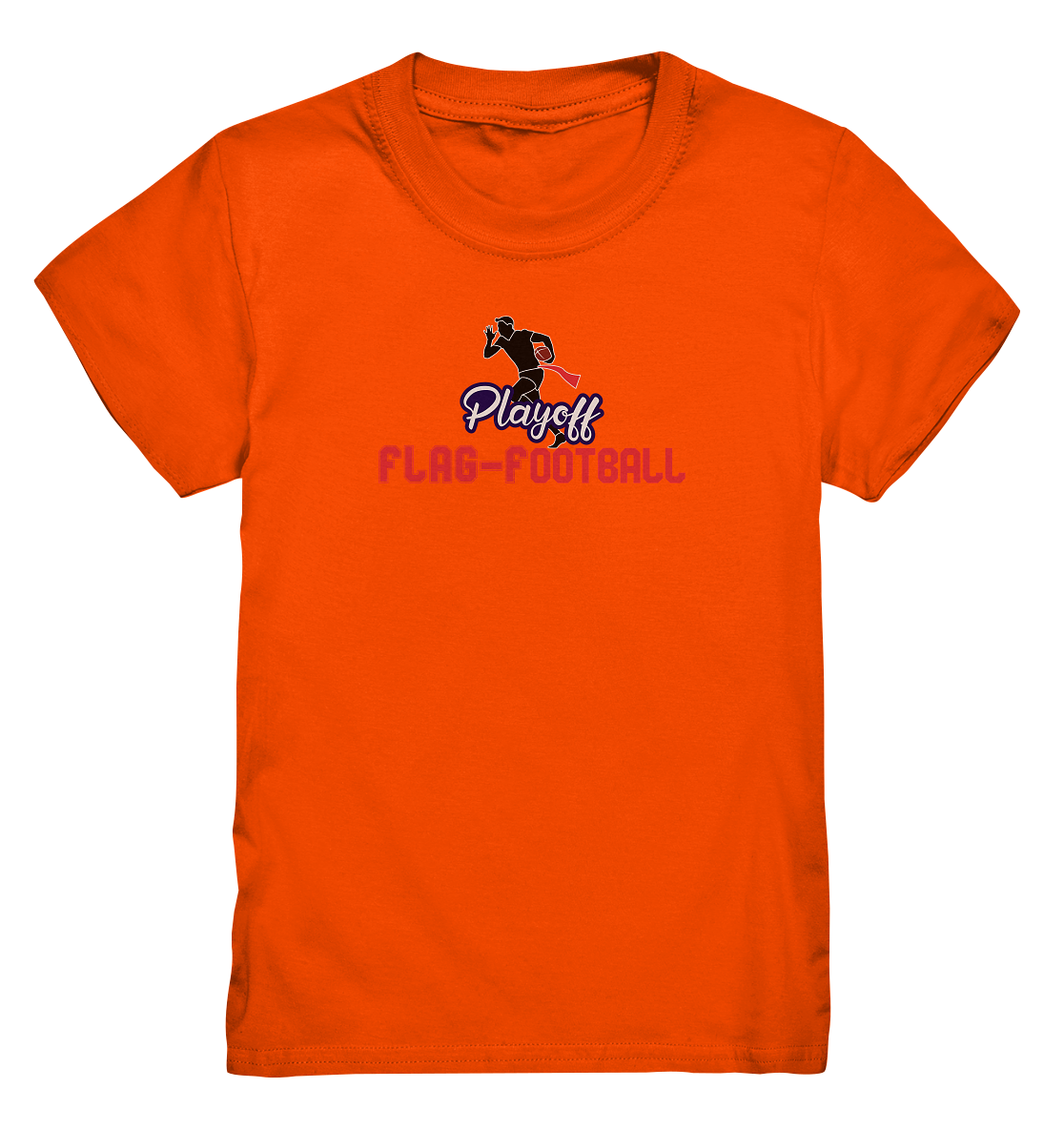 Playoff Flag Football  Men red - Kids Premium Shirt