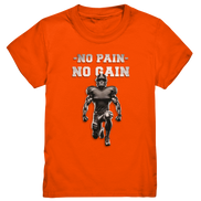 No Pain No Gain Metal - Kids Premium Shirt