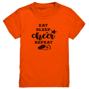 Eat Sleep Cheer Repeat - Kids Premium Shirt