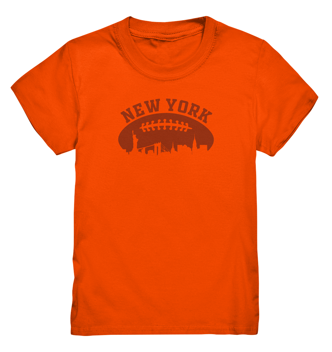 New York Football Silhoutte  - Kids Premium Shirt