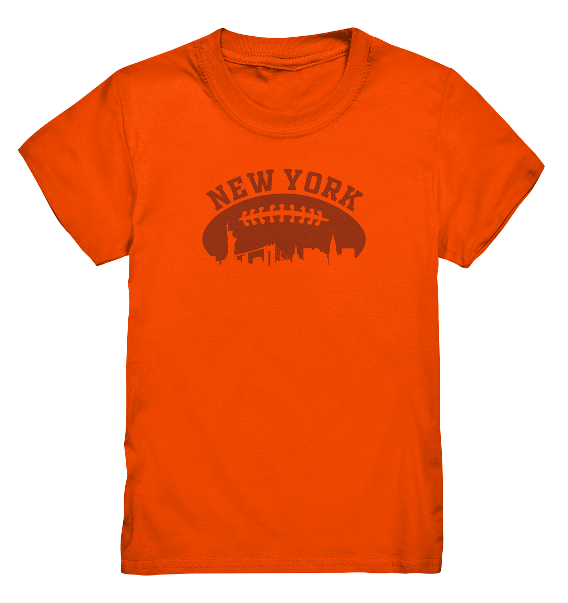 New York Football Silhoutte  - Kids Premium Shirt