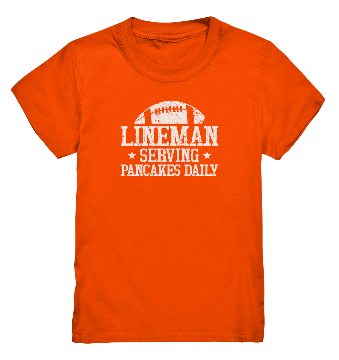 Lineman Serving Pancakes - Kids Premium Shirt