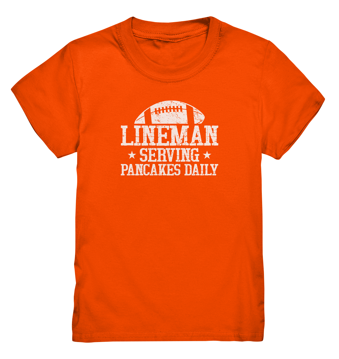 Lineman Serving Pancakes - Kids Premium Shirt