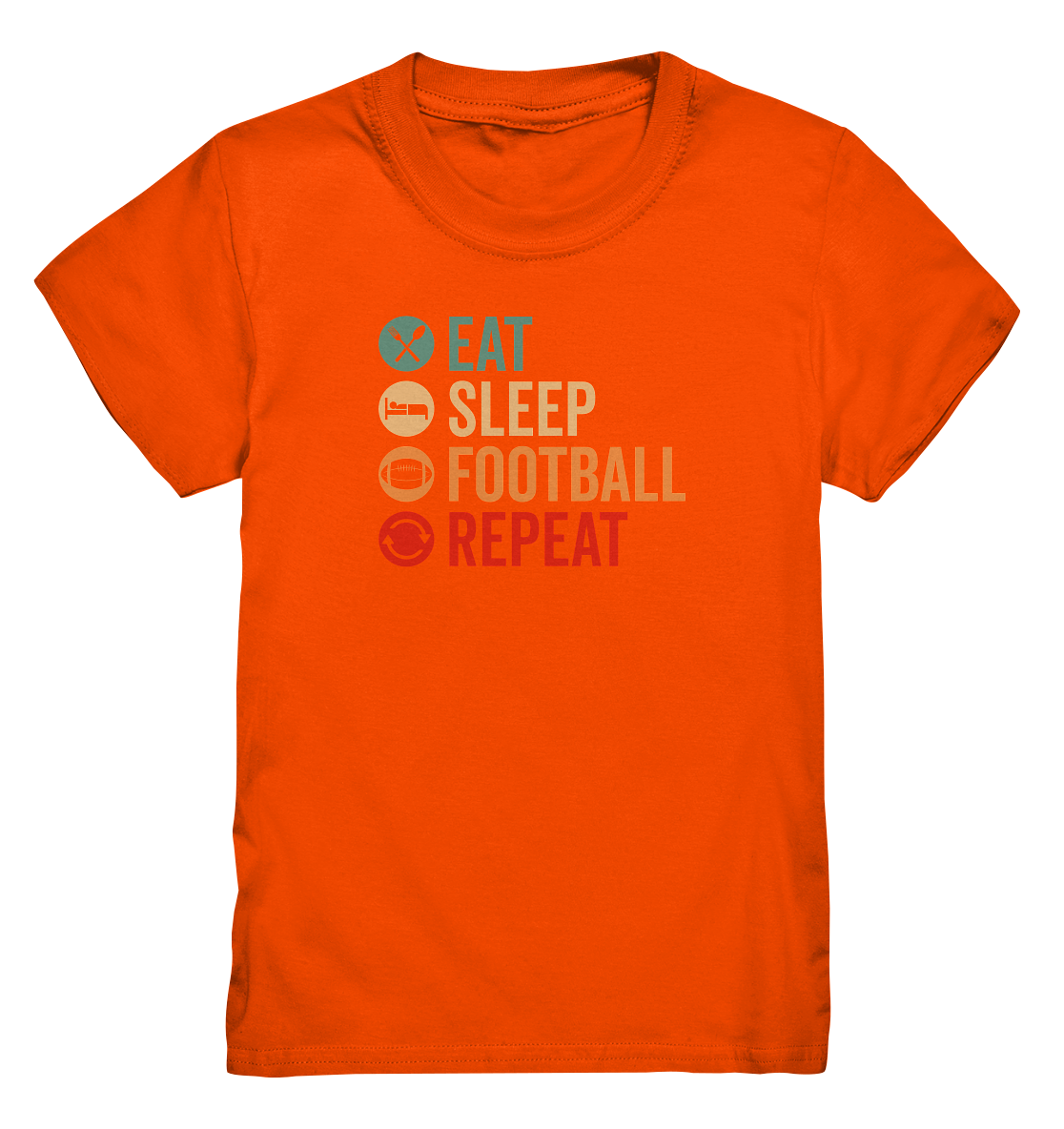 Eat Sleep Football Repeat - Kids Premium Shirt