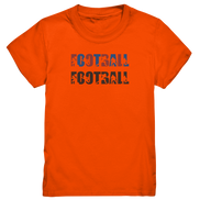 Football Silhouette - Kids Premium Shirt