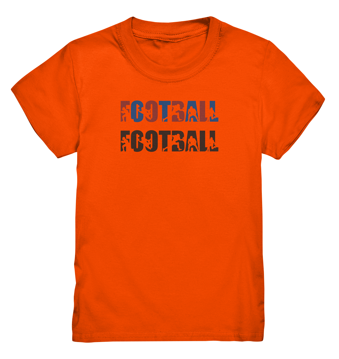 Football Silhouette - Kids Premium Shirt