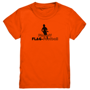 Playoff Flag Football  Women black  - Kids Premium Shirt