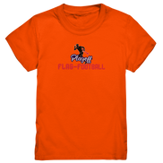 Playoff Flag Football  Men red - Kids Premium Shirt