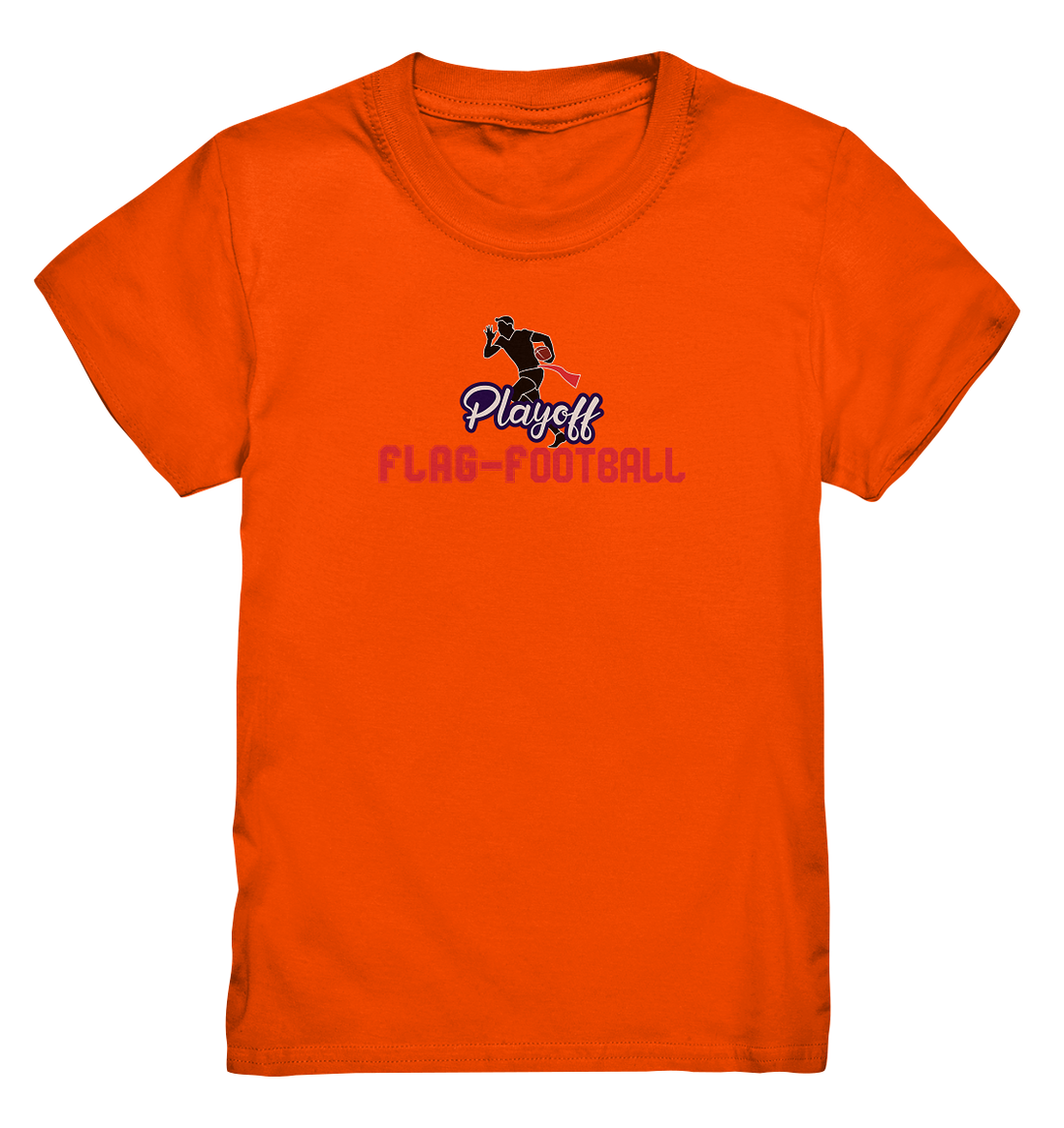 Playoff Flag Football  Men red - Kids Premium Shirt
