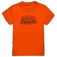 New York Football Silhoutte  - Kids Premium Shirt