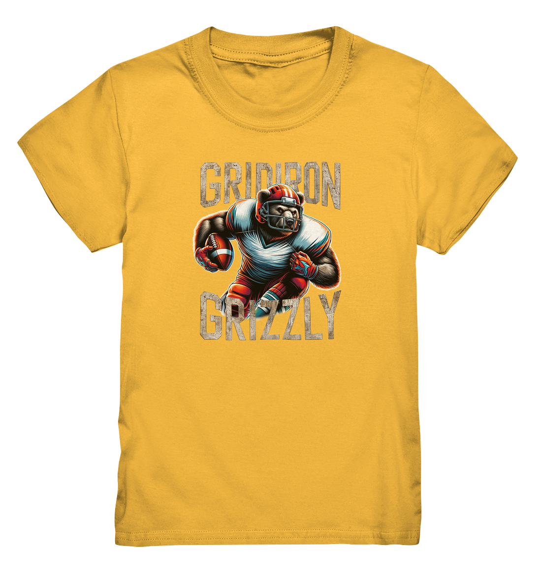 Gridiron Grizzly - Kids Premium Shirt
