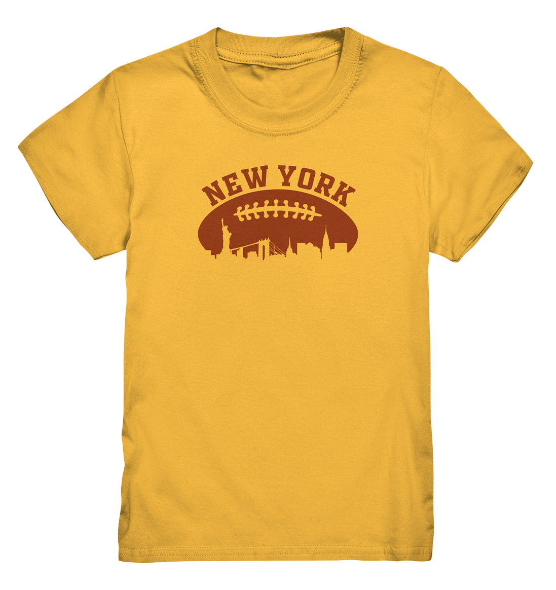 New York Football Silhoutte  - Kids Premium Shirt