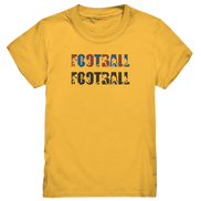 Football Silhouette - Kids Premium Shirt