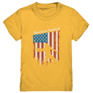 American Football Banner - Kids Premium Shirt