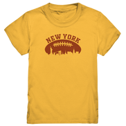 New York Football Silhoutte  - Kids Premium Shirt