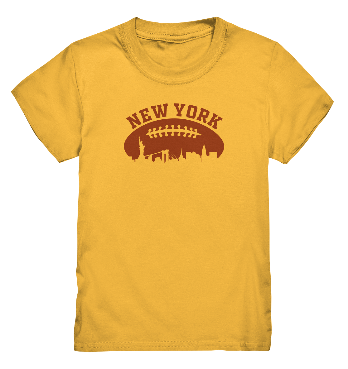 New York Football Silhoutte  - Kids Premium Shirt