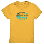Flag Football Word Bubble - Kids Premium T-Shirt