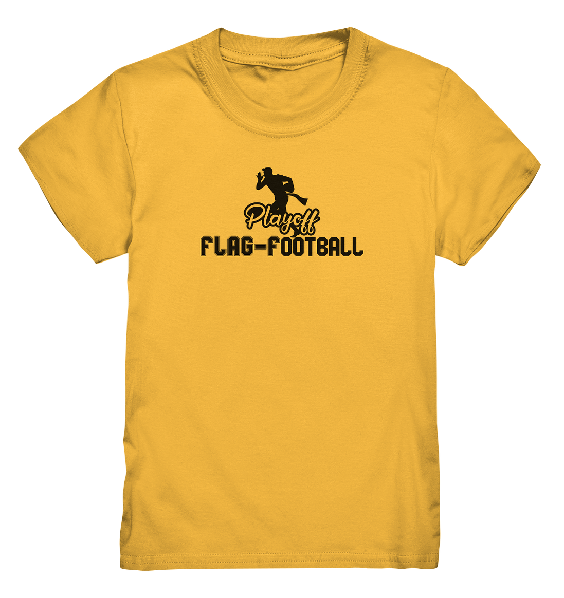Playoff Flag Football Men Black - Kids Premium Shirt
