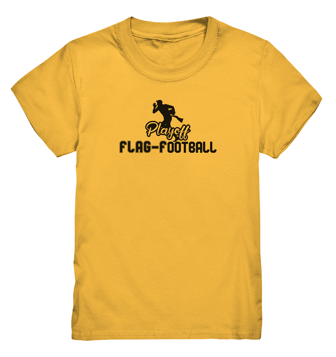 Playoff Flag Football Men Black - Kids Premium Shirt