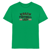 Crazy Football Lady - Kids Premium Shirt
