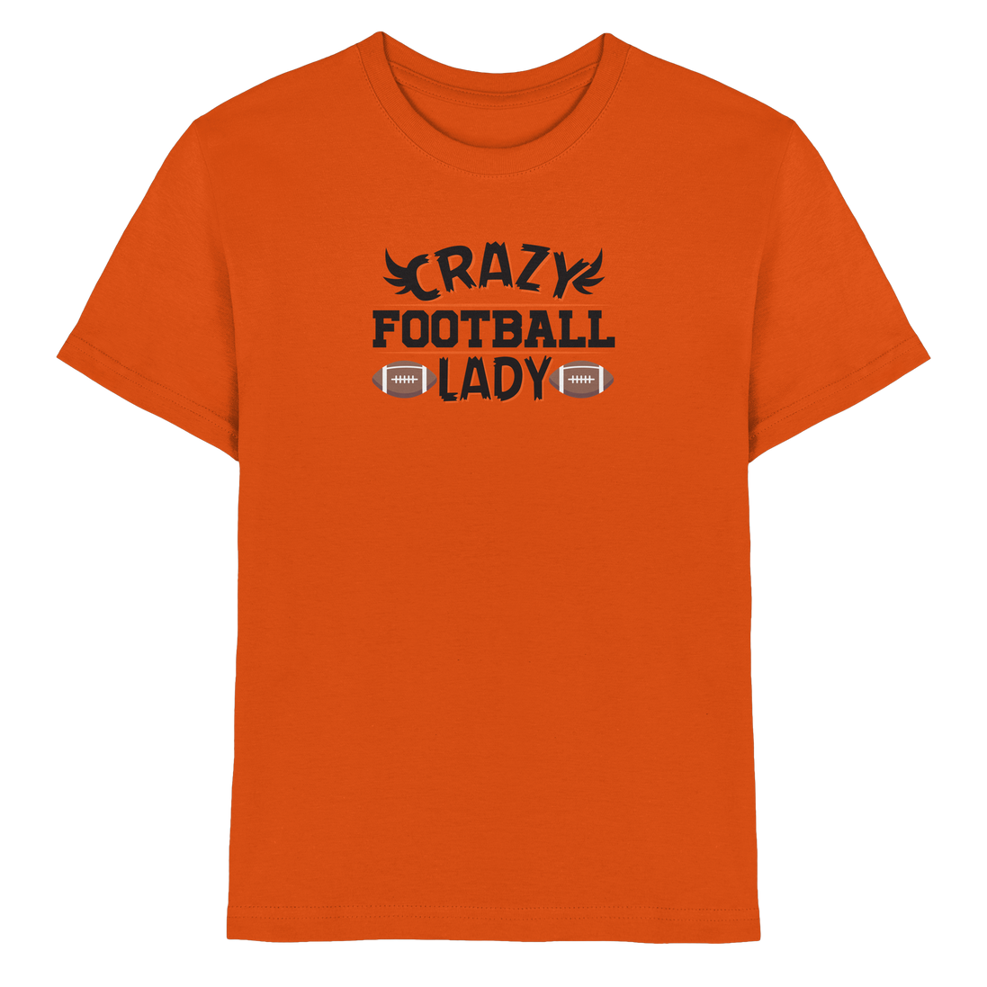 Crazy Football Lady - Kids Premium Shirt