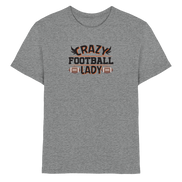 Crazy Football Lady - Kids Premium Shirt