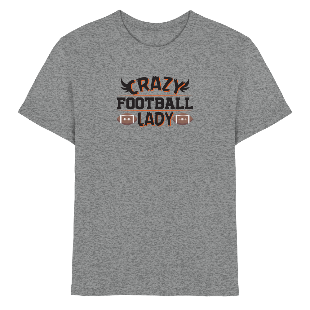 Crazy Football Lady - Kids Premium Shirt