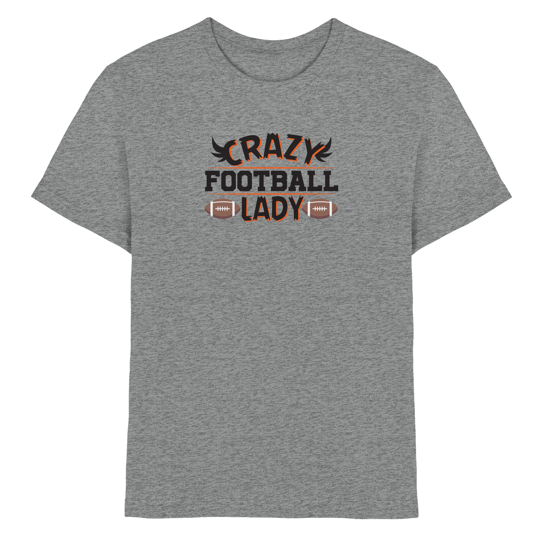 Crazy Football Lady - Kids Premium Shirt