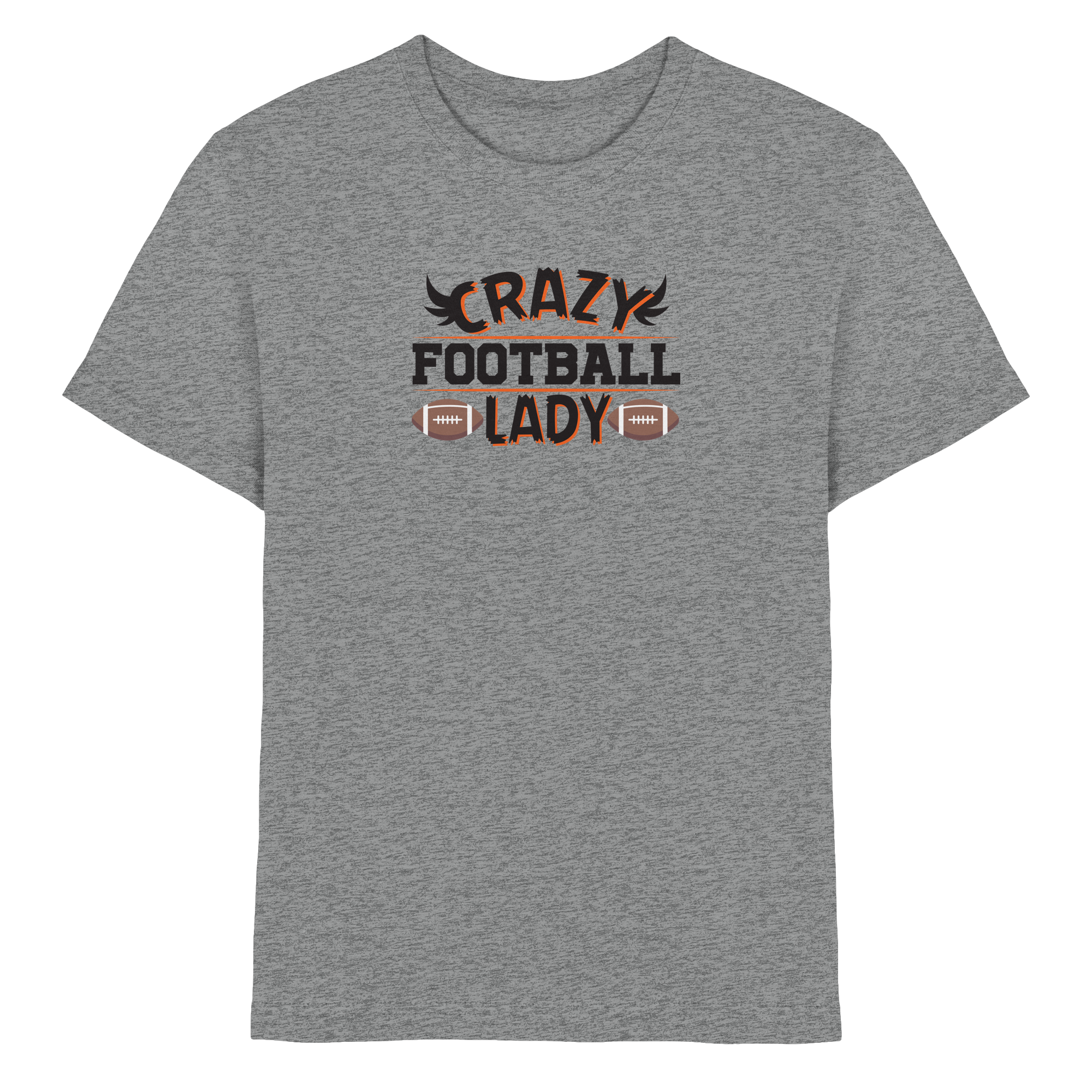 Crazy Football Lady - Kids Premium Shirt